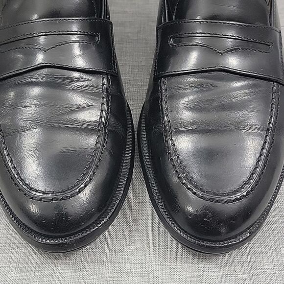 SALVATORE FERRAGAMO Men\'s Black Leather Penny Loafers Dress Shoes -  SZ 7 EE main image 6